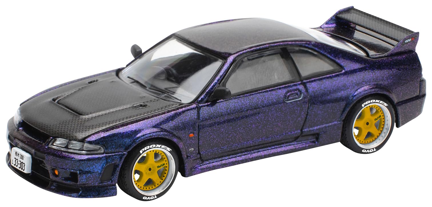 Amazon | POP RACE 1/64 GT-R R33 ミッドナイトパープル 完成品