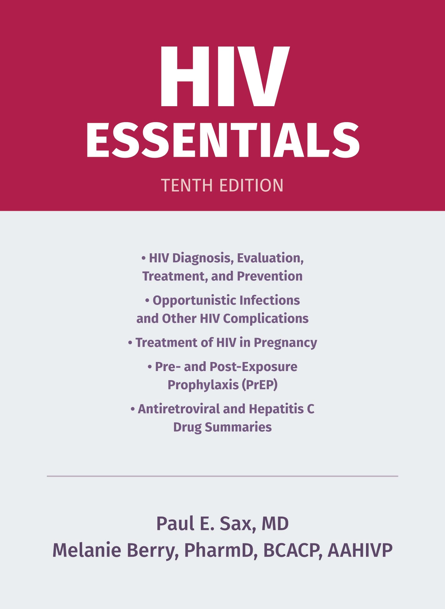 HIV Essentials: Sax, Paul E., Berry, Melanie: 9781284291353: Amazon.com ...