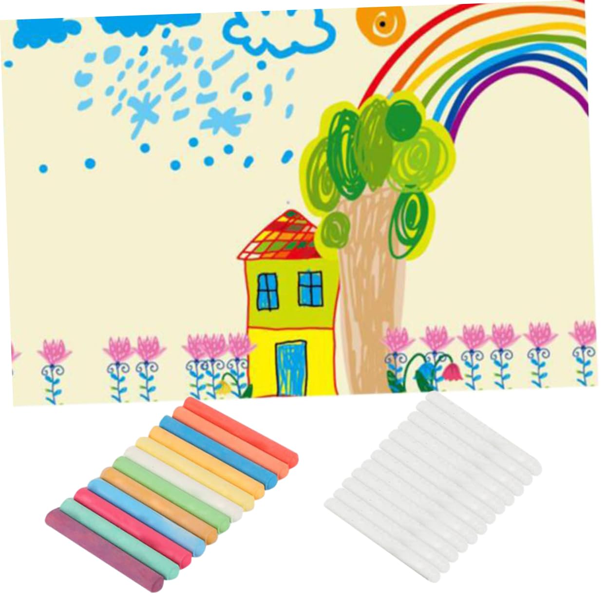 EXCEART 48pezzi Pennarelli Acquerellabili Senza Polvere Inchiostro Solubile Per Lavagne e Disegni Colorato Con Per Insegnanti e Creativi
