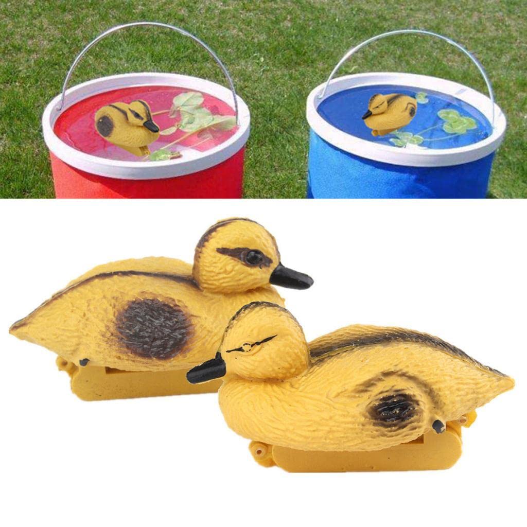CALANDIS® Small Duckings Floating Decoy Ducks Mallard Plastic Ornament Pond Koi Fish-picture-24