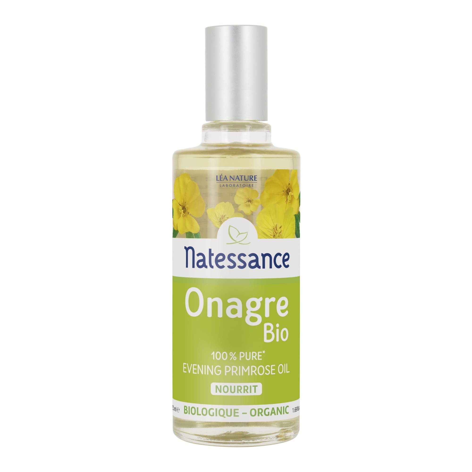 NATESSANCE Organic Evening Primrose Oil Softens 50 ml - Pack of 2