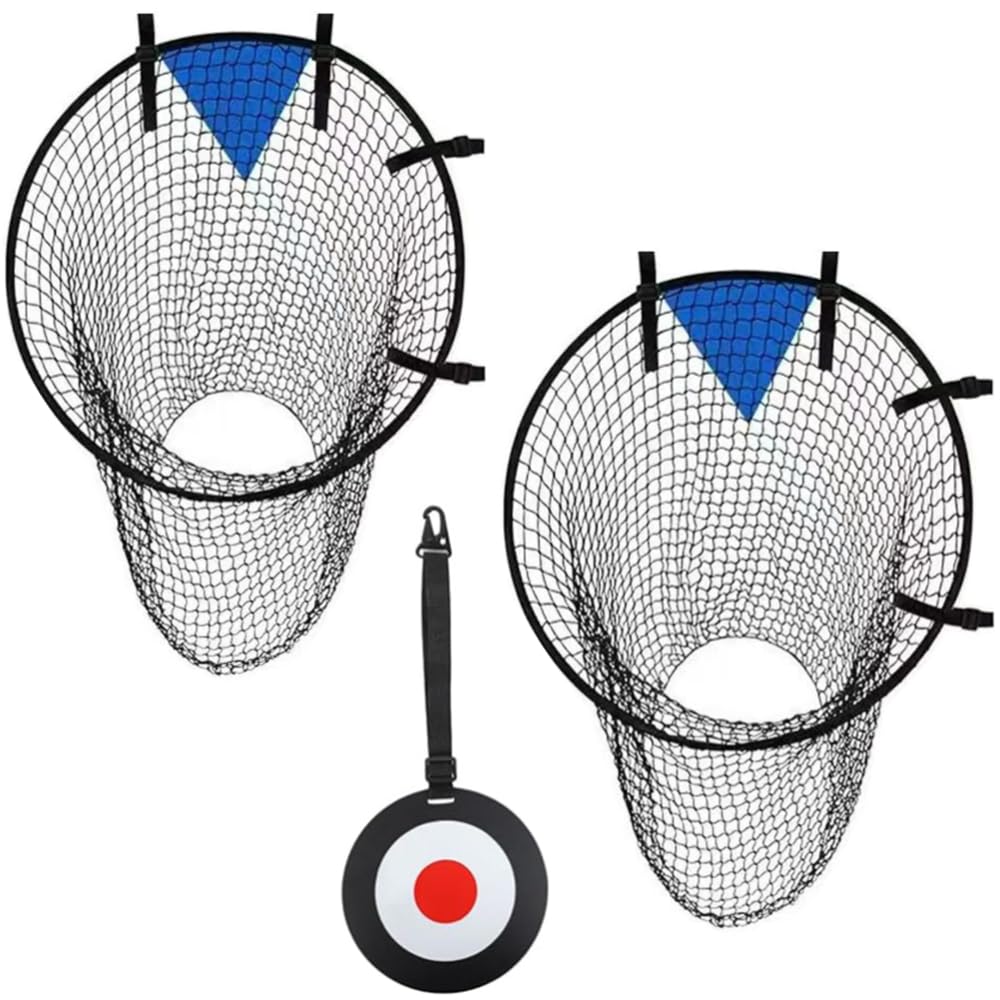 3 reti di destinazione da calcio, 1 obiettivo da calcio nero regolabile con cinghia, facile da installare e rimuovere, rete da calcio per l'allenamento e la precisione, 1 custodia