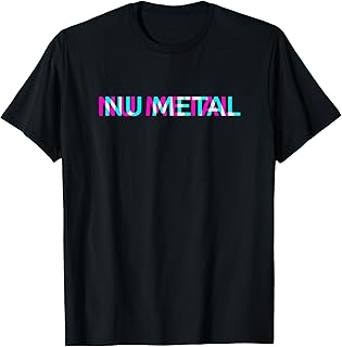 Nu Metal Music Genre Glitch Art Festival Outfit T-Shirt