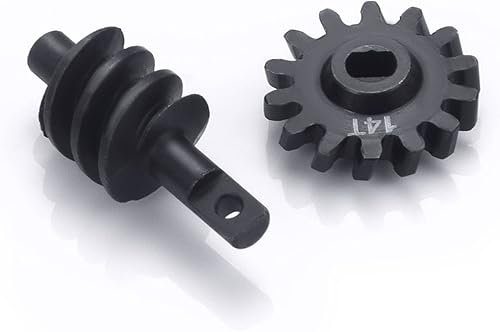 Engranaje de gusano diferencial de los engranajes de sobremarcha de acero de RC 14T para SCX24 actualizaciones 124 piezas de coche de la correa