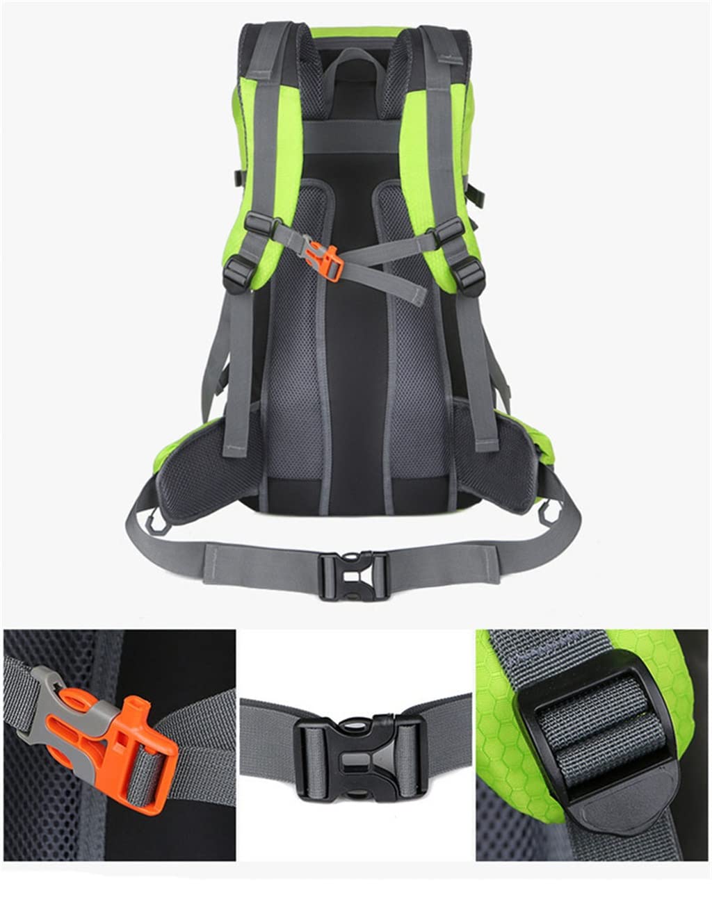 Zaino da Alpinismo da 40 Litri Borsa Multitasche da Esterno Borsa da Alpinismo da Campeggio da Viaggio(3-Pack)