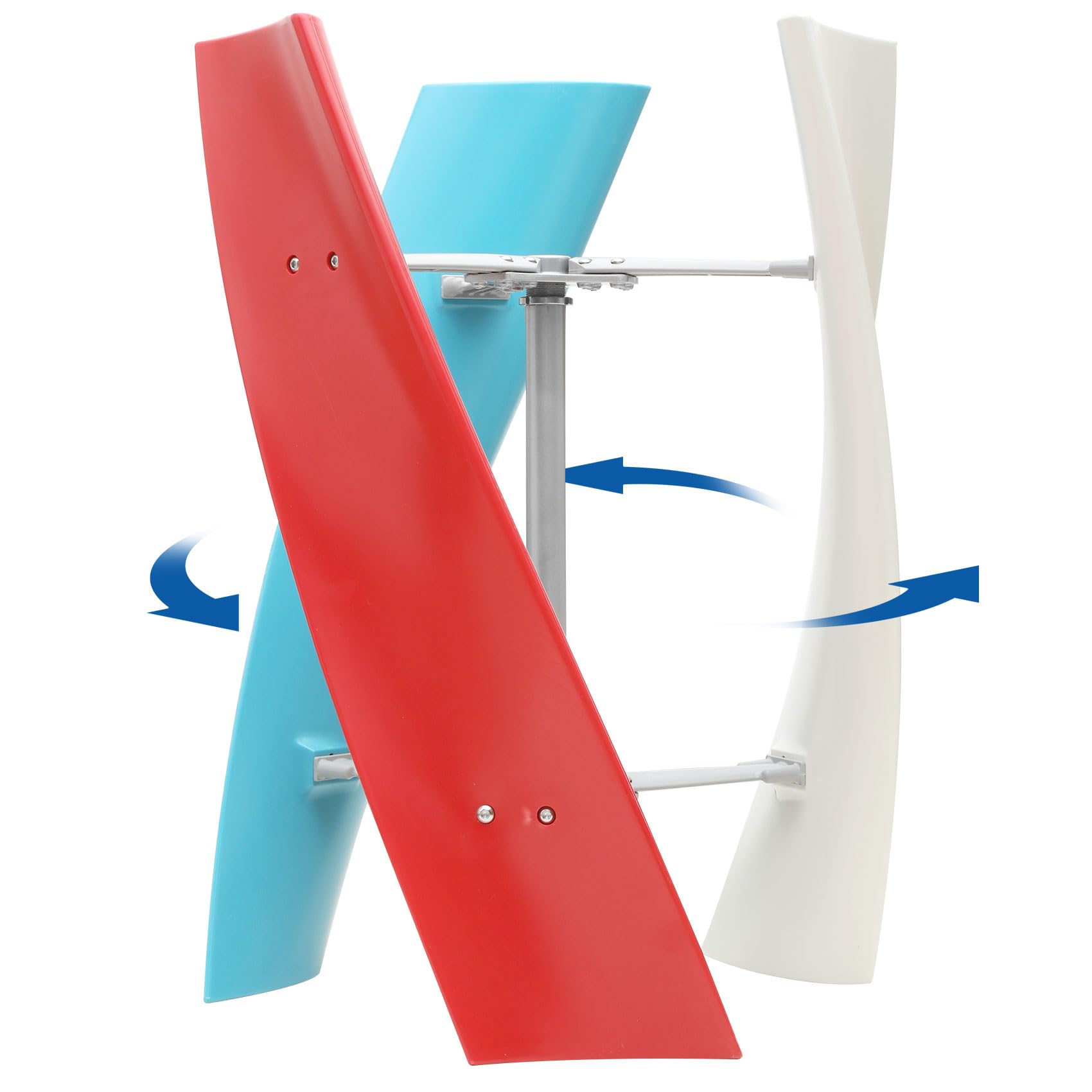 Photo 1 of 400W 12V No Noise Vertical Axis Wind Power Turbine Generator-Low Wind Speed Starting Wind Turbine Generator- Space Saving Windmill Generator Suit for Home/RV/Marine Wind Turbine Generator Kit