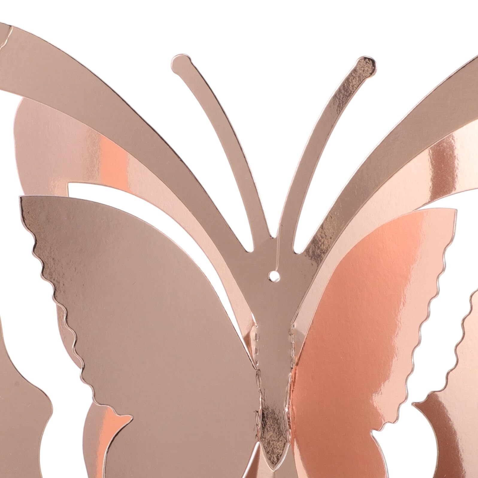 DOITOOL Teiliges Schmetterling Deckenhänger mit Glänzenden Kugeln Frühlingsdeko Innen für Fensterdeko Einfache Montage Langlebige Papier Plastik-qualität Romantische Raumgestaltung