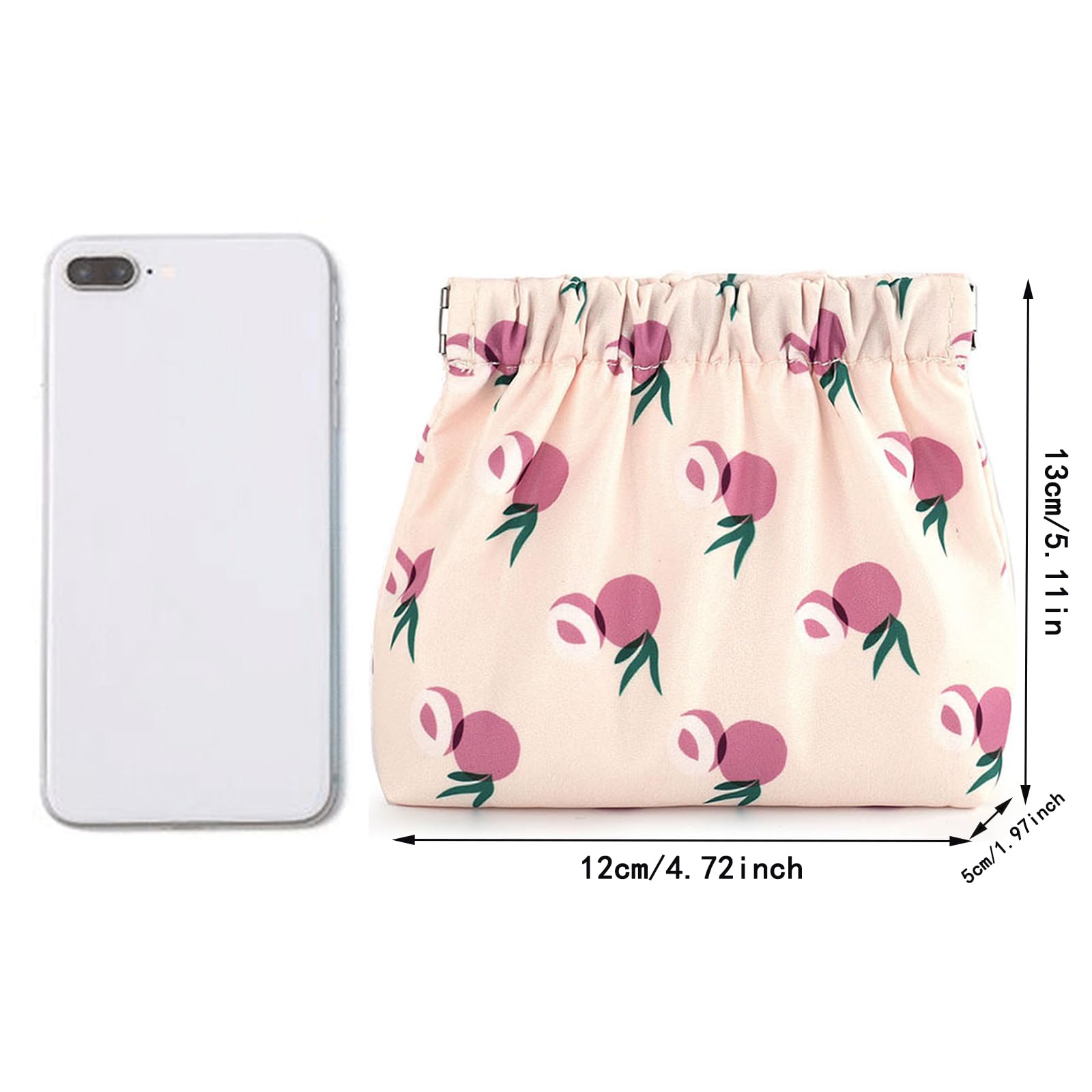 Confezione 6 Mini Borse In Tela Con Cerniera – Portatrucchi E Organizer Da Viaggio Multicolori Con Anello – 11x11 Cm