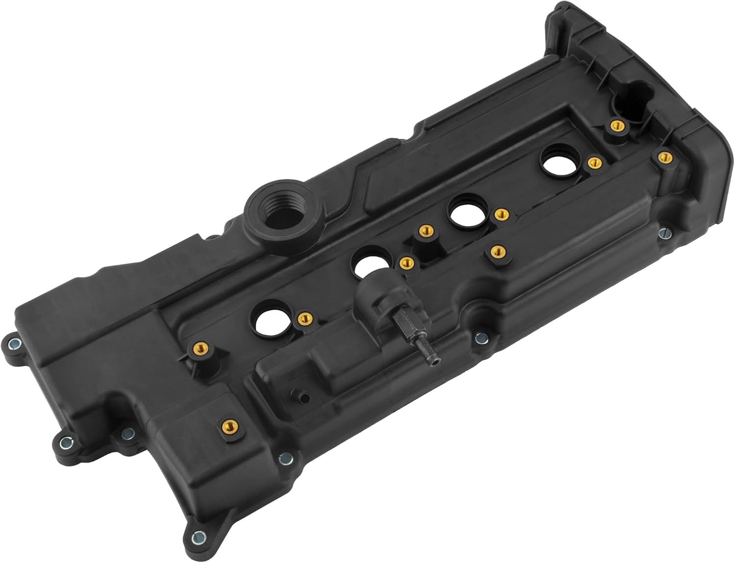 BOXI Engine Valve Cover w/Gasket Replacement for Hyundai Accent/for Kia Rio Rio5 1.6L DOHC L4 16V 2006 2007 2008 2009 2010 2011 | Replaces 264-990 22441-26801 2241026855