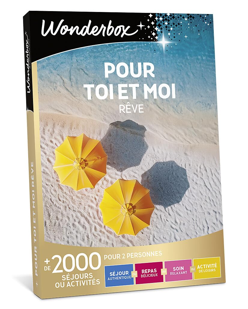 Wonderbox - pour Toi Et Moi Rêve - Coffret Cadeau - Idée Cadeau Multi Activités