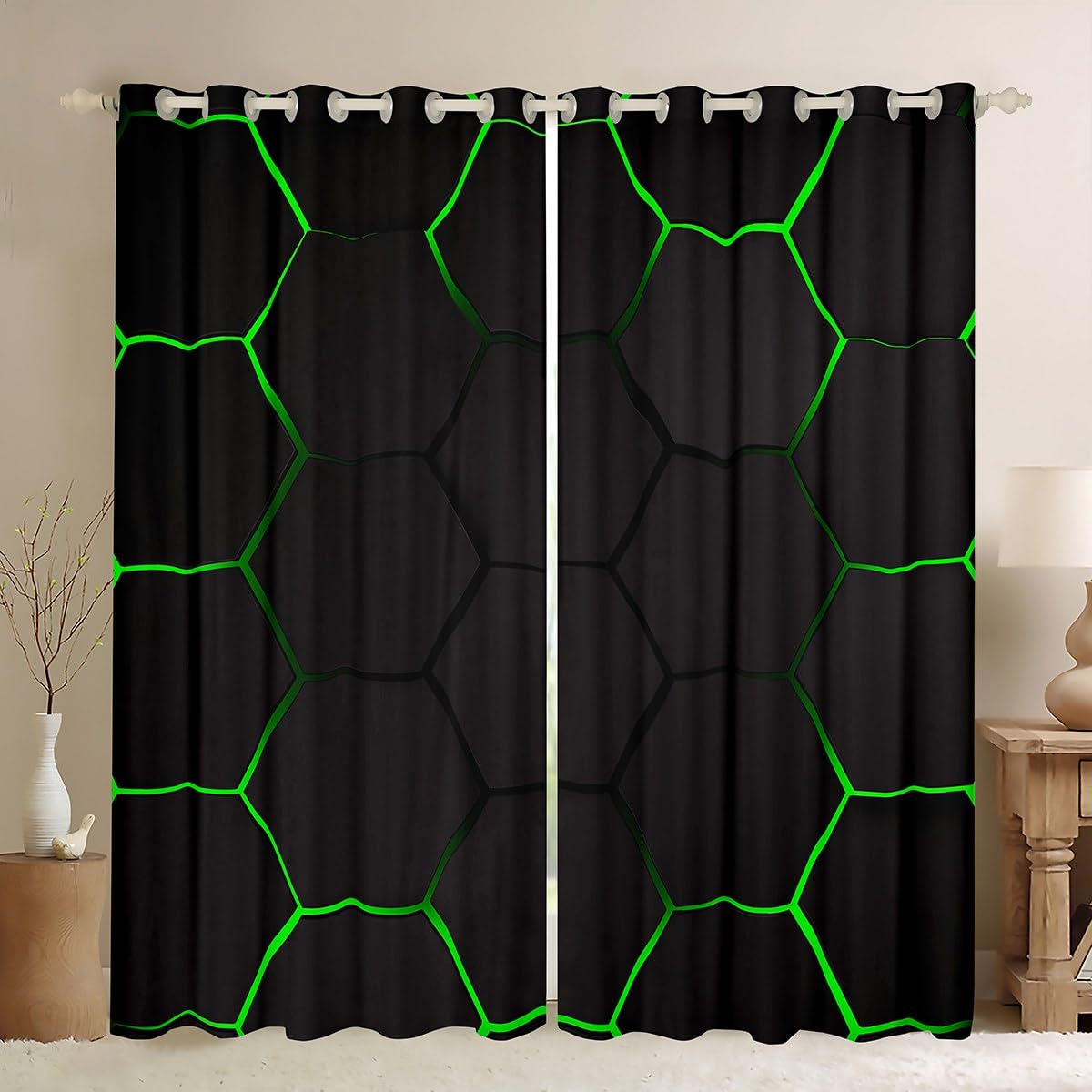 50%) Geometrische Honingraat Raambehandelingen B66 x