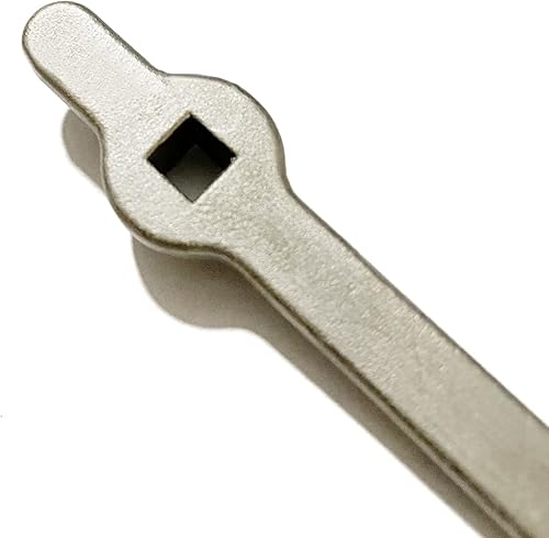 Miniatura 4 de Llave de radiadores de acero inoxidable 304 Llave de ventilación de radiadores Llave de purga de fontanería Llave cuadrada de una sola cabeza llave