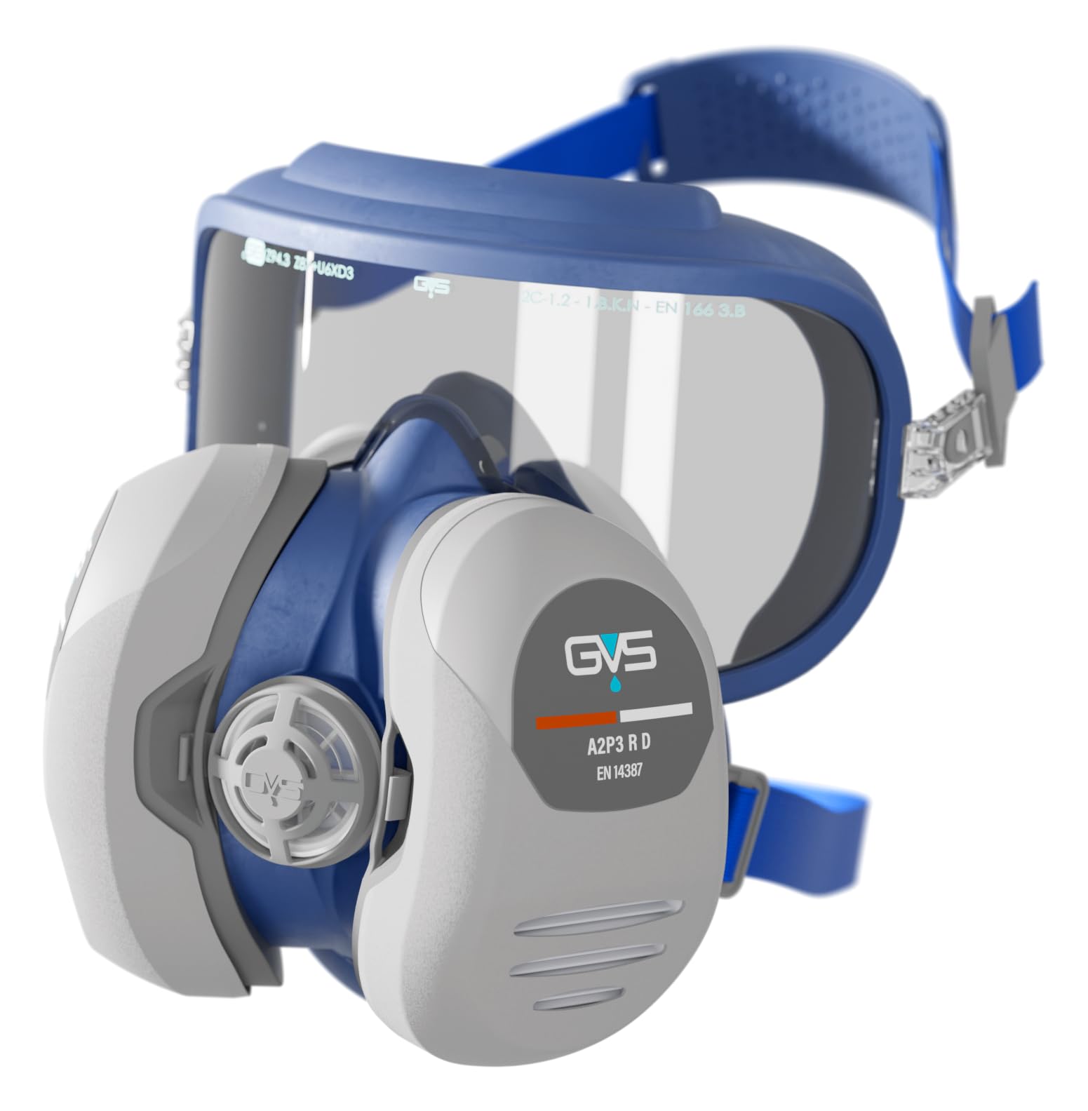 Mascherina Antipolvere GVS Elipse Integra Con Filtri P3 - Protezione Occhi, Taglia M/L