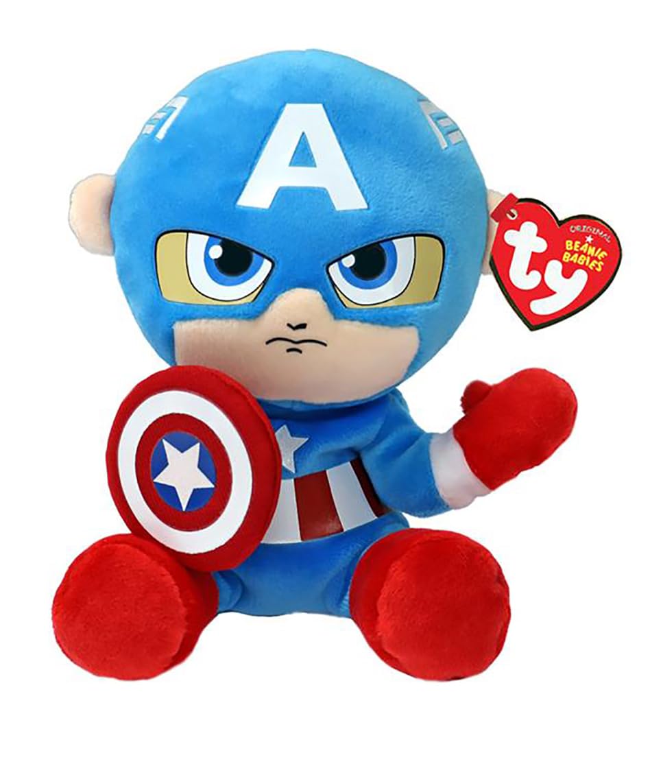 Beanie Babies Captain America (Soft Body) - 6"