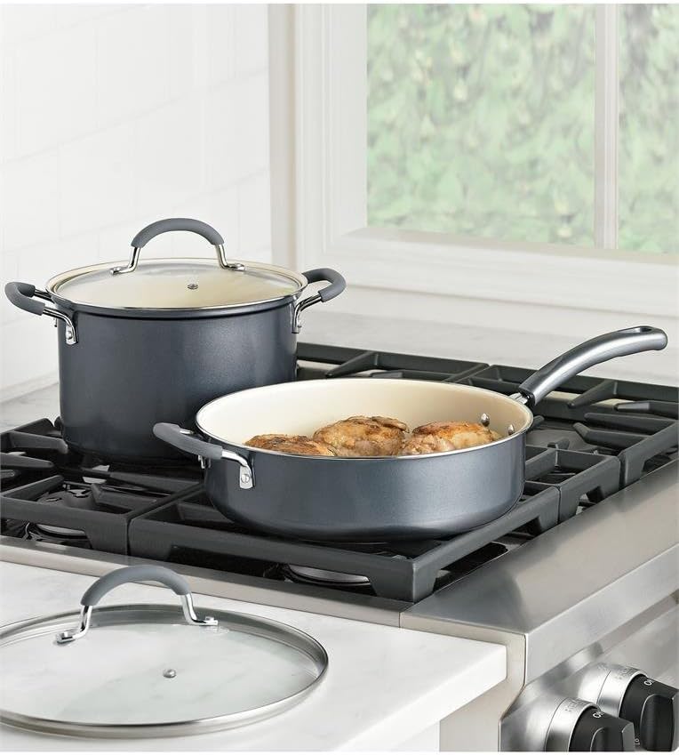 Brylane Home Cereco 4Pc Cookware Set Home & Kitchen