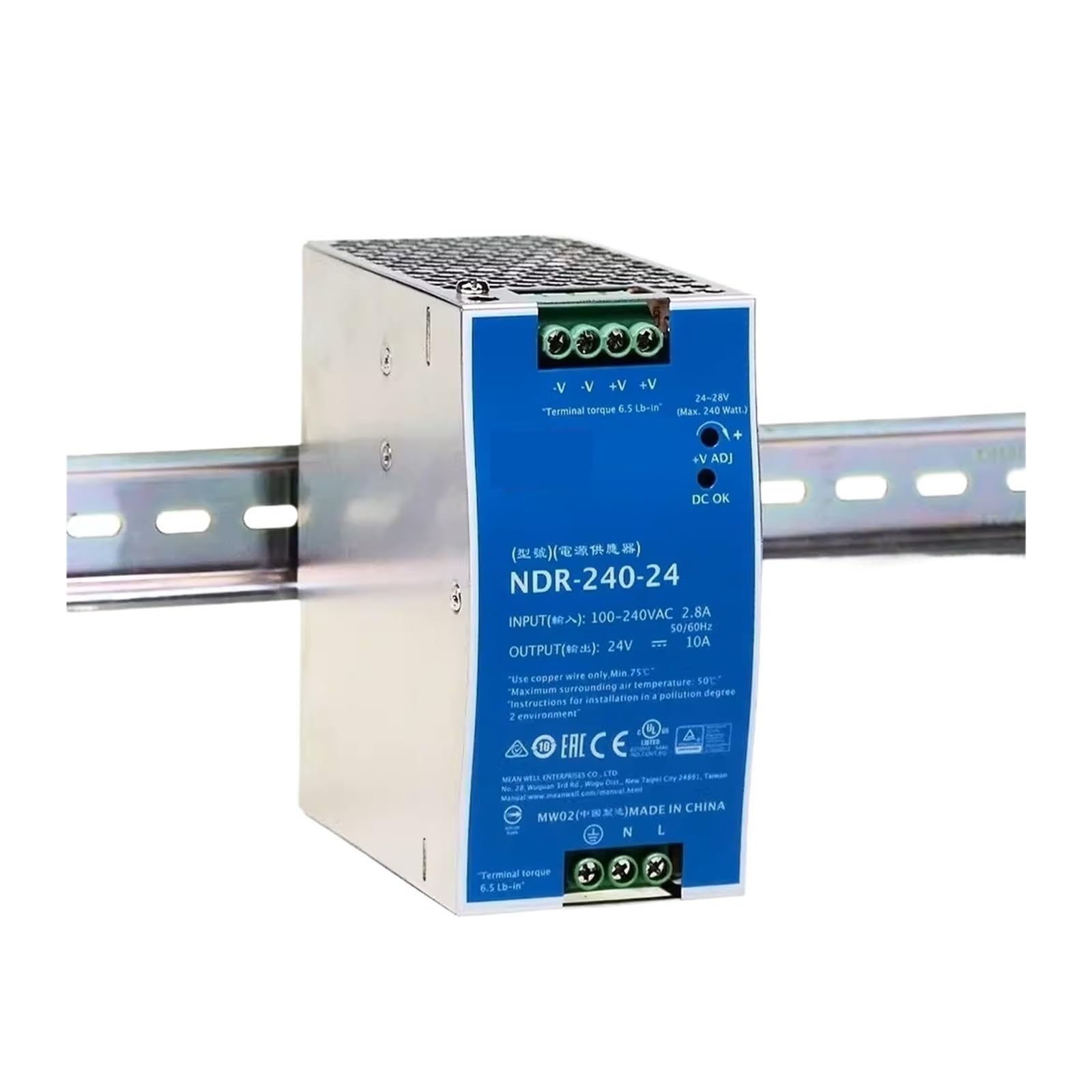BALYDLUL NDR-240 NDR-240-24 NDR-240-48 240W Single Output Power Supply(NDR-240-48V 5A)