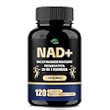 NAD Supplement,1500mg NAD+ Supplement with Resveratrol,Nicotinamide,Quercetin,CoQ10,Support Energy & Repair, Vitality,Non-GMO, No Fillers(120 Capsules)