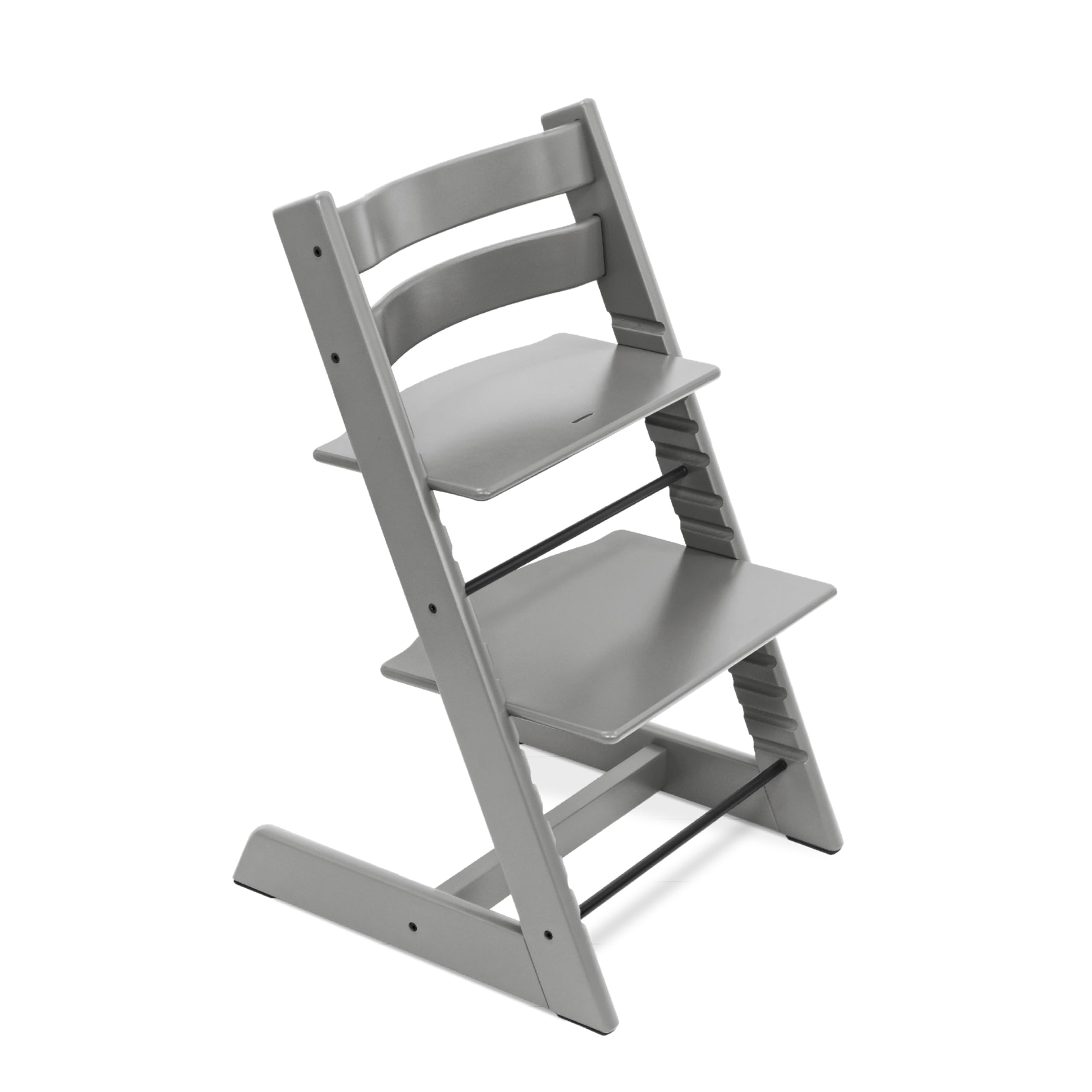Stokke Tripp Trapp - Ergonomic Adjustable High Chair for Babies, Toddlers & Adults - Grow-with-Me Family Chair, Storm Grey