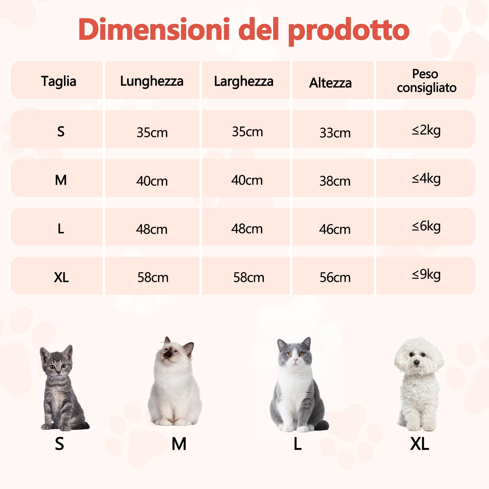Galatée Cuccia Per Gatti, Cuccia Calda e Carina Per Gatti, Tenda Morbida Con Cuscino Rimovibile, Comodo Letto Per Cani, Letto Comodo Per Cucciolo, Gattino e Coniglio(XL, Marrone)