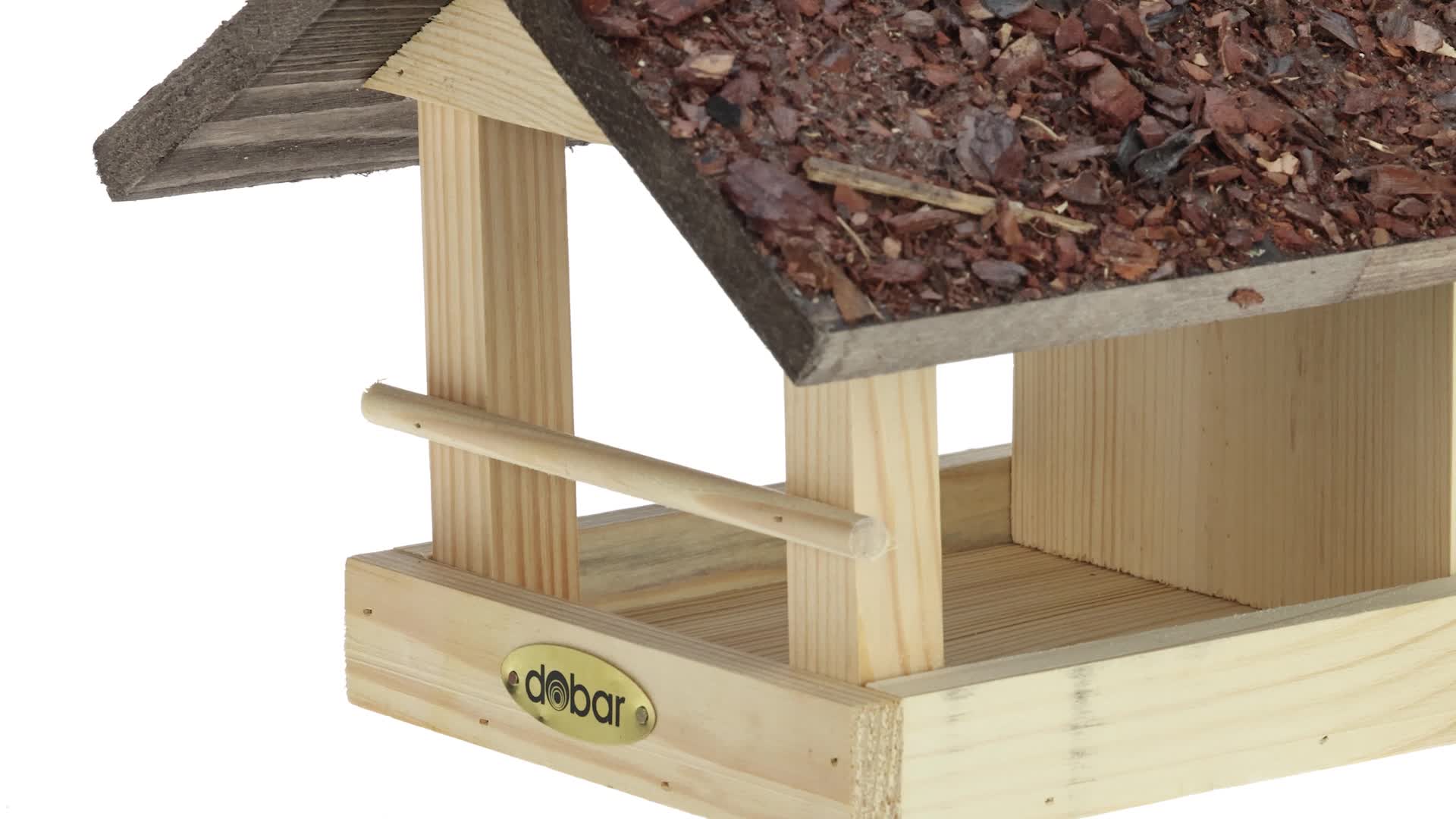 2 Mangiatoie Per Uccelli Da Parete O Albero – Vassoi In Plastica Con Supporto In Ferro 21cm - 4
