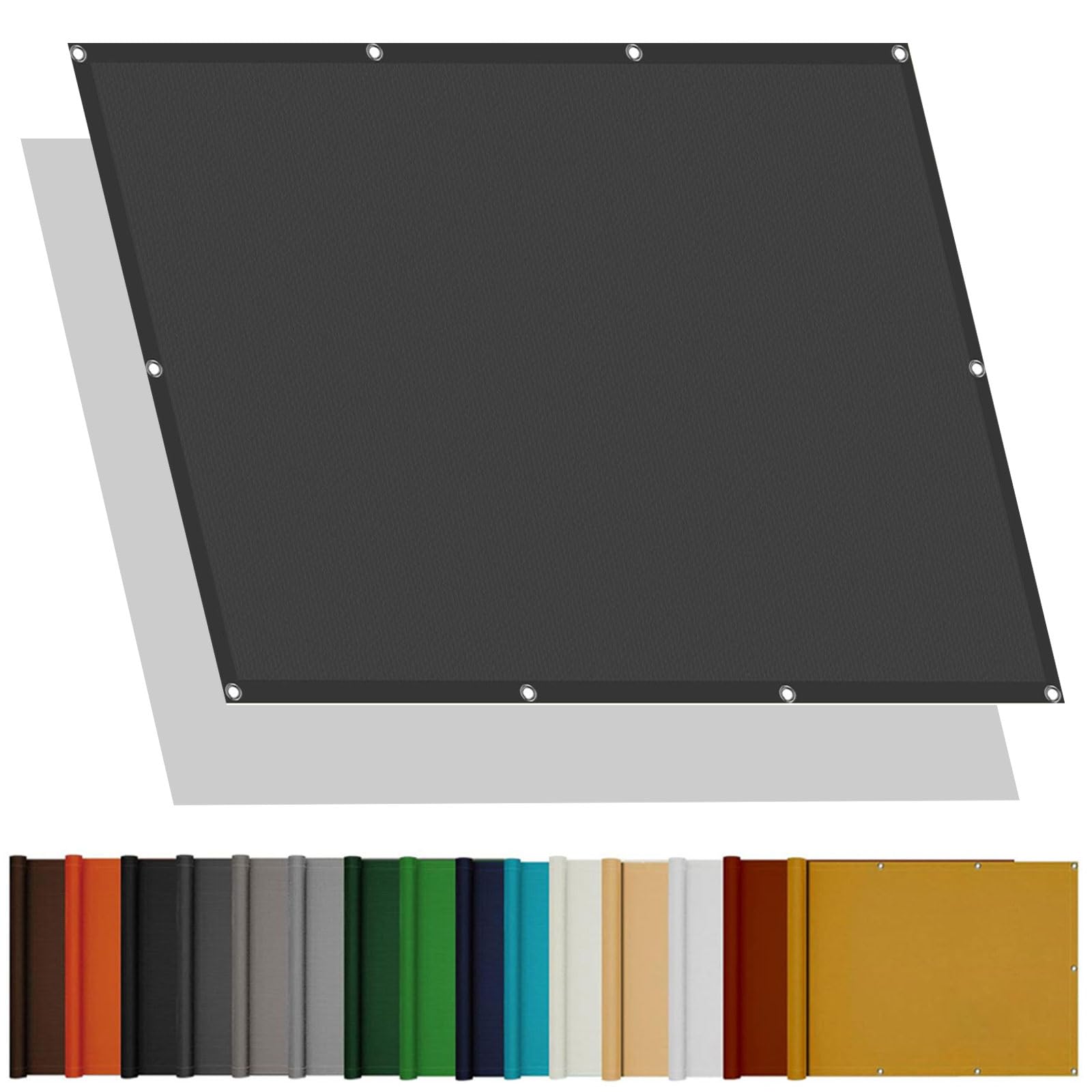 Voile d ombrage impermeable et coupe-vent contre les UV terrasse balcon
