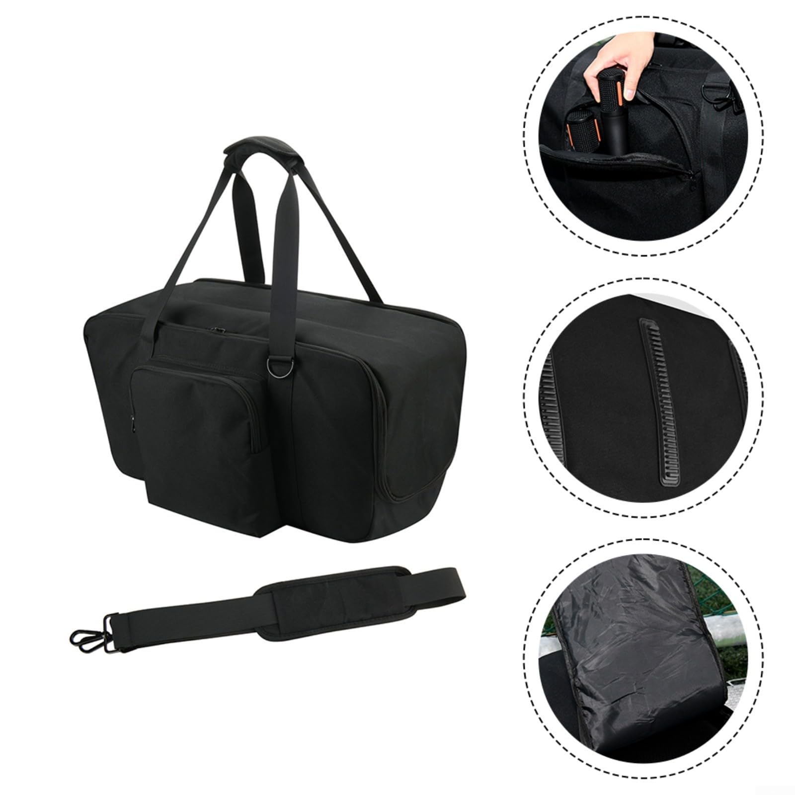 Nylon-Tragetasche für PartyBox Club 120/110, tragbare Tragetasche und Rucksack mit sicheren Verschlüssen, geräumige Reiseaufbewahrung für Veranstaltungen und Versammlungen im Freien