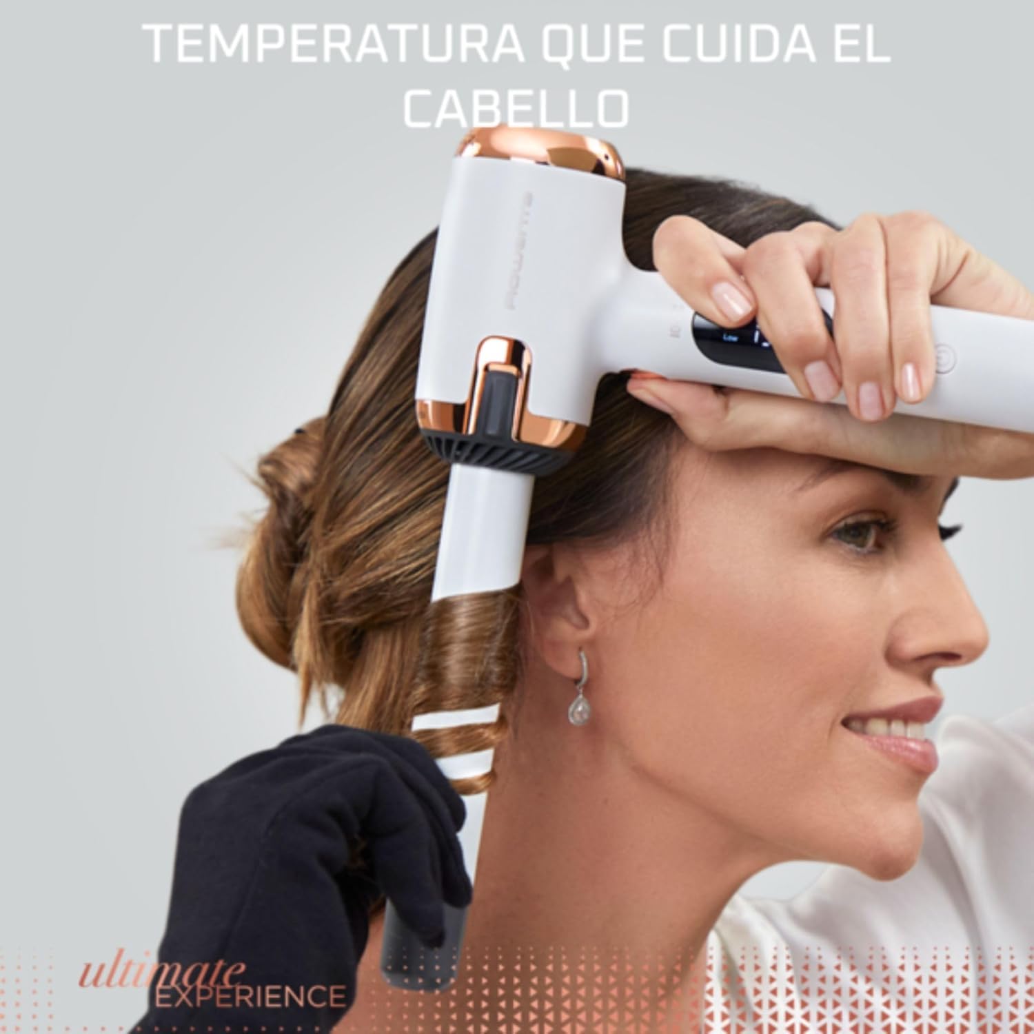Rowenta CF4310 Air Care Ultimate Experience Rizador en Forma de L Ondas en 3 s 8 Niveles Temperatura 130-200°C