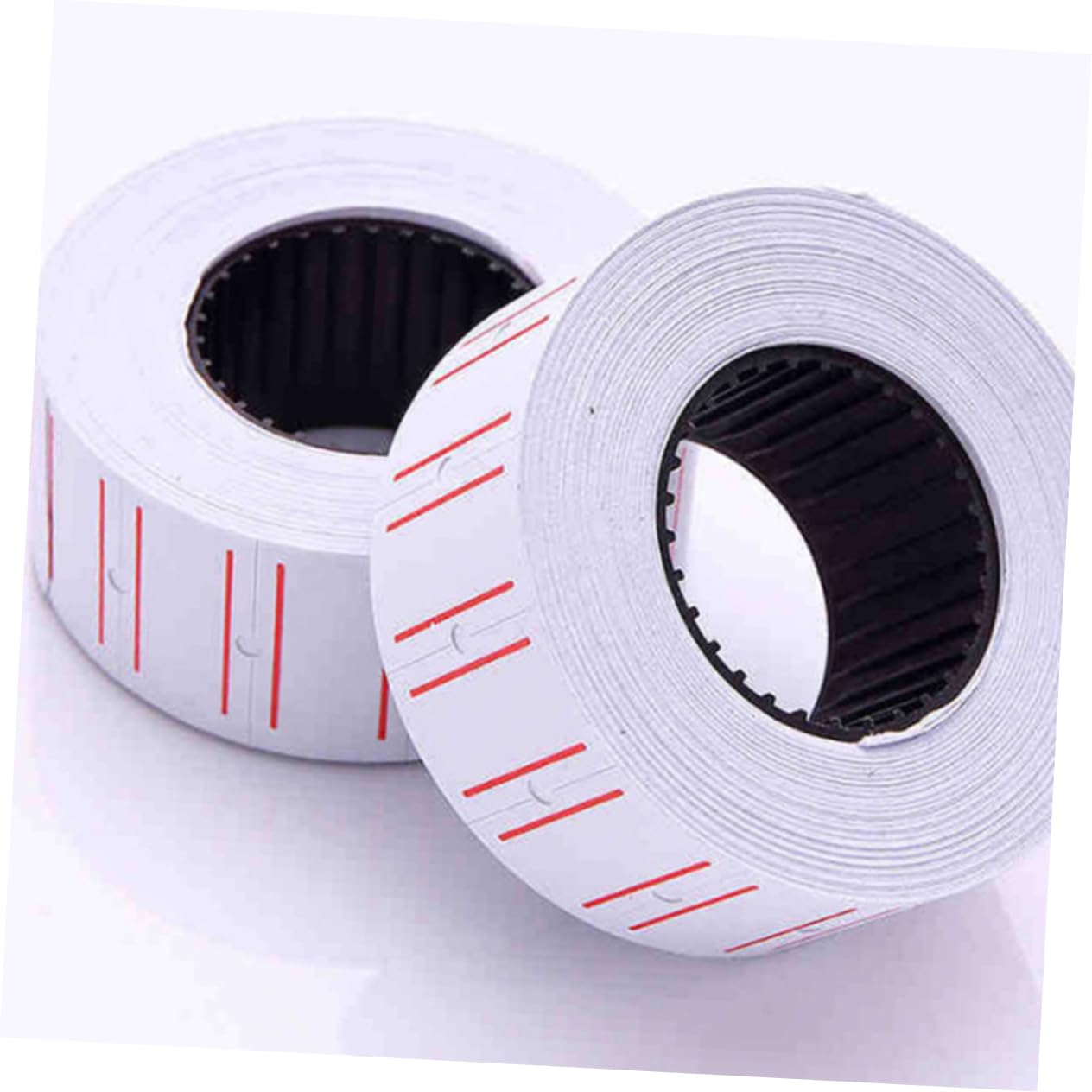 Cabilock Rolls Self Adhesive Tag Sticker Supermarket Pricemarker Label Smooth Paper Output Fast Drying Ink Easy to Use