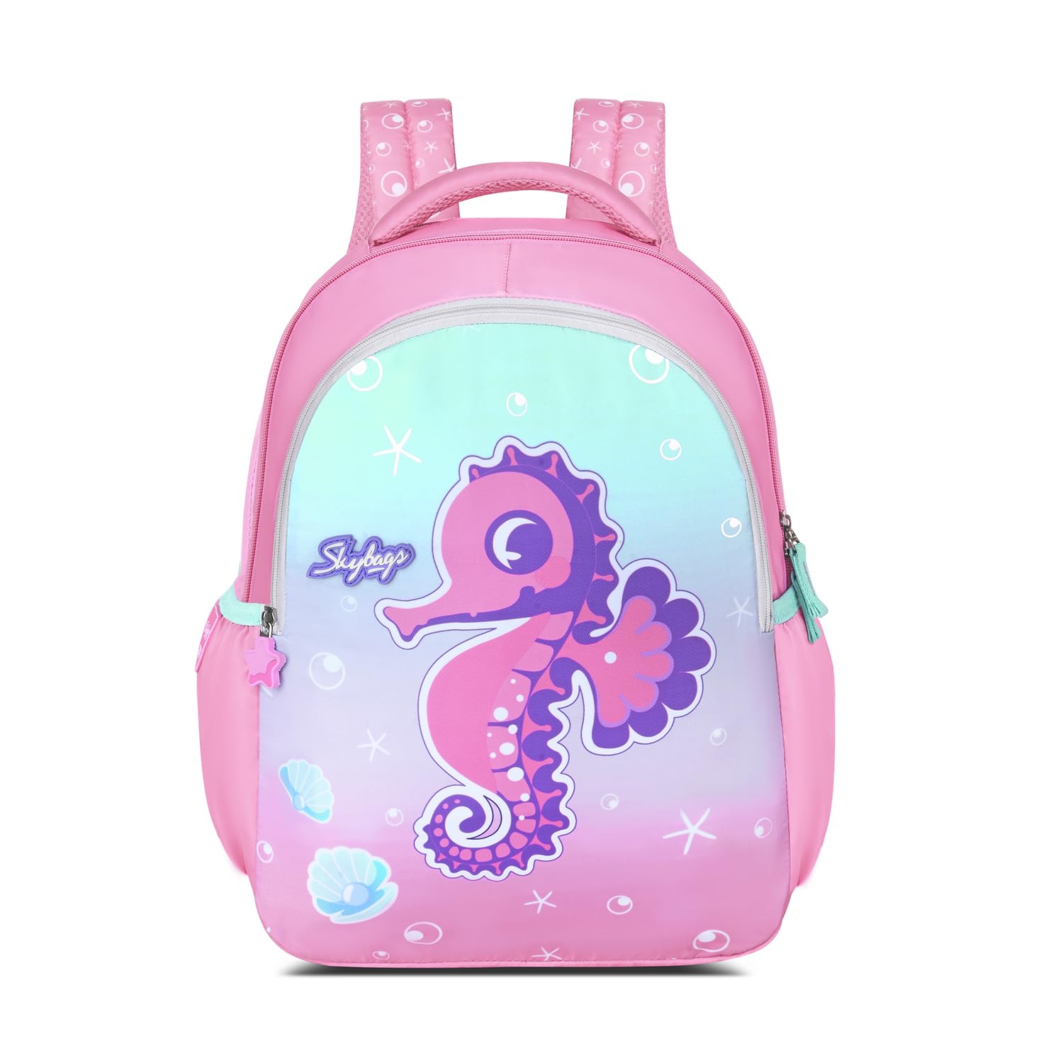 SkybagsSnuggle 2 Compartment School Backpack 01 Pink