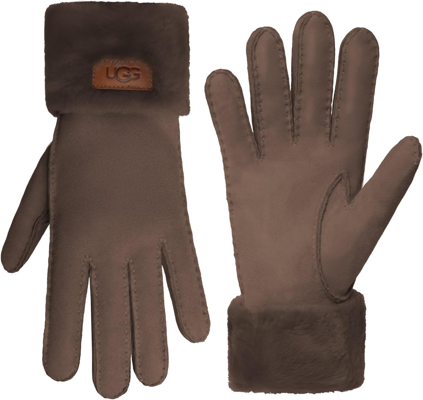 UGG womens Turn Cuff Water Resistant Sheepskin Gloves