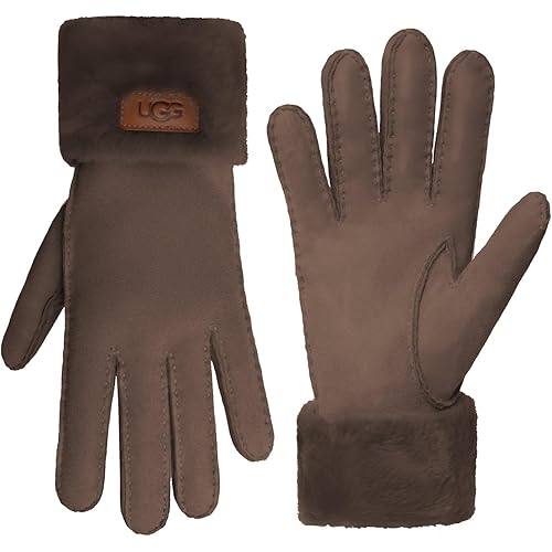 UGG womens Turn Cuff Water Resistant Sheepskin Gloves