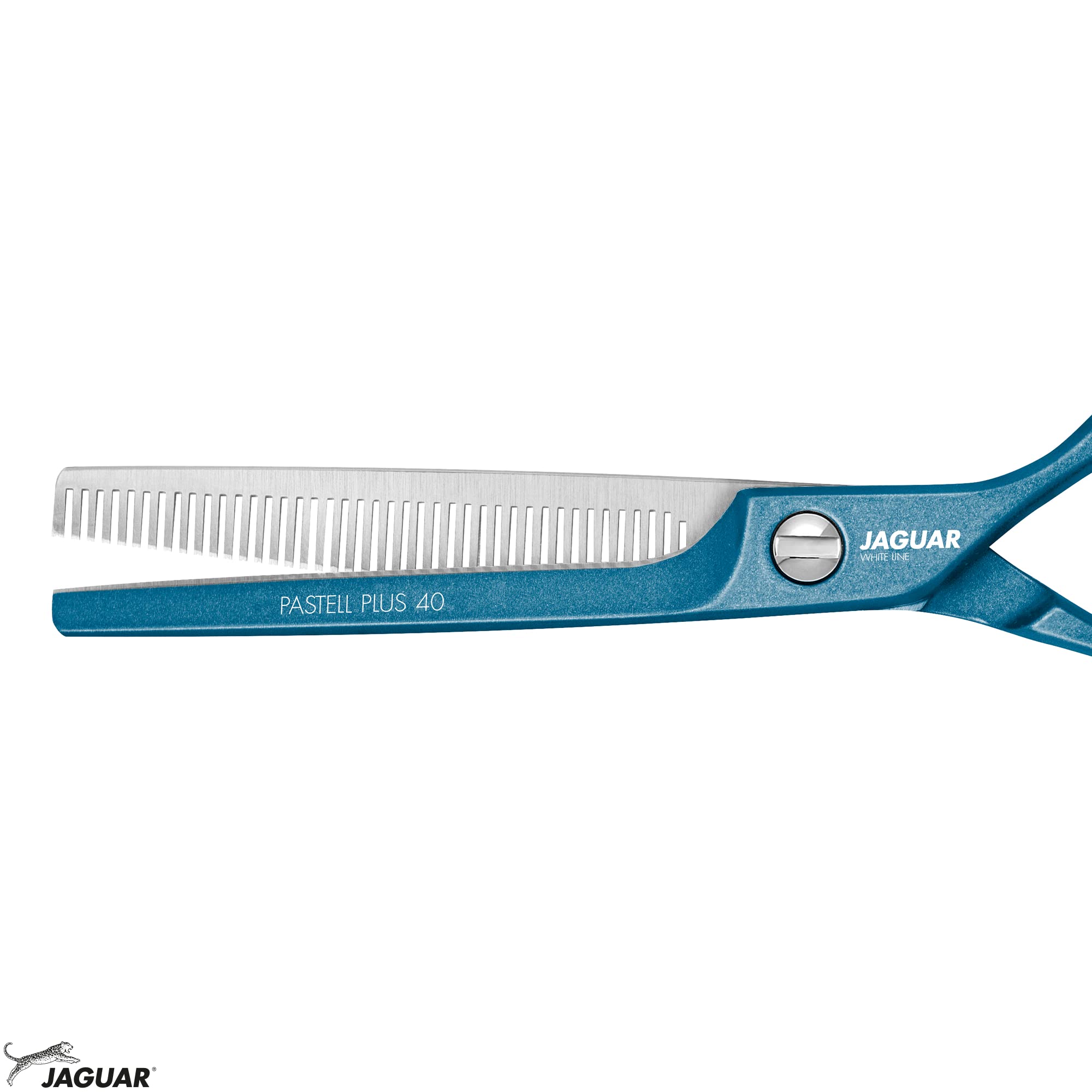 Haar-Schere 5,5" 3054-11 Pastell Plus Offset 40 Atlantic Blu, atlantic, offset, Effilierschere