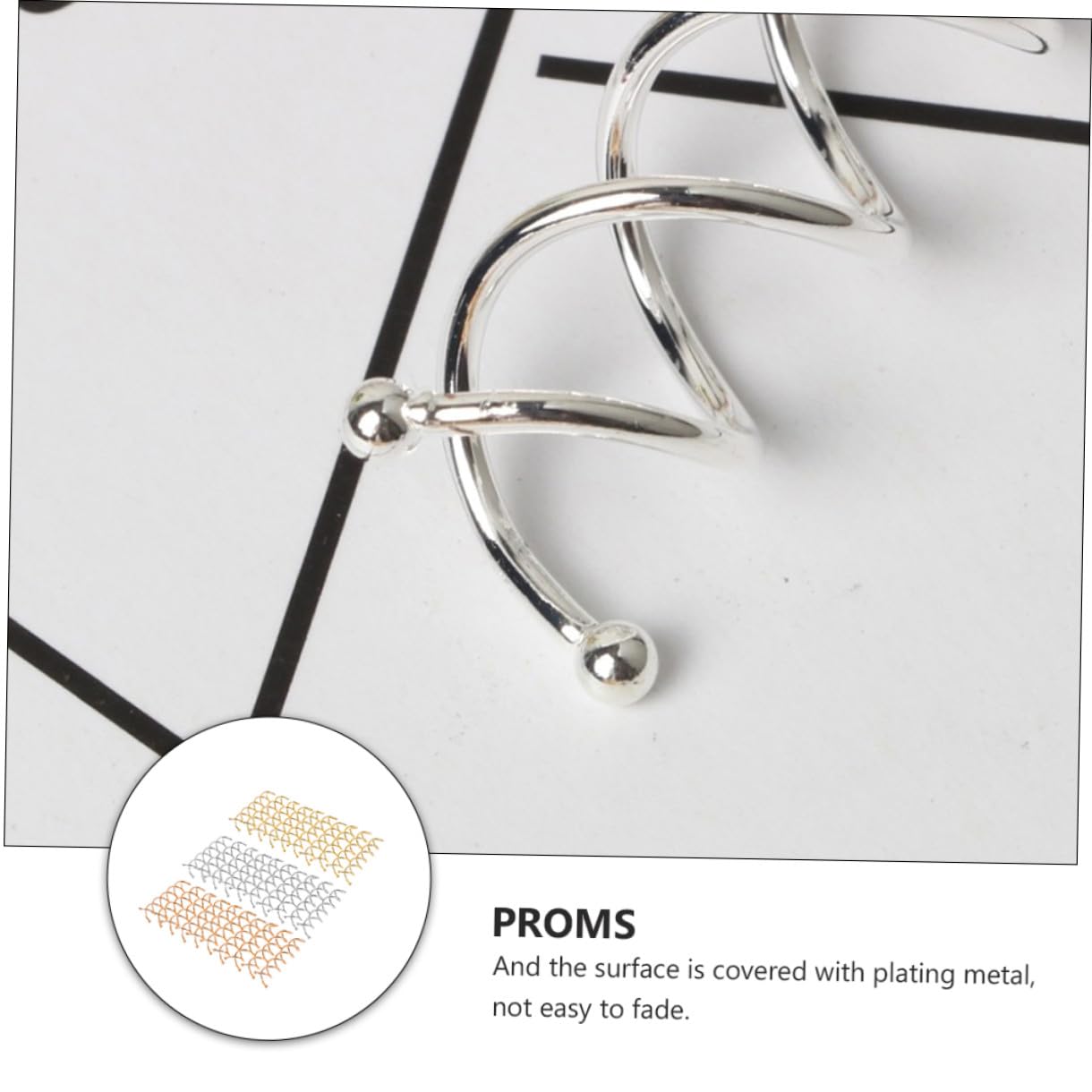 POPETPOP 90pezzi Spirali Clip Per Pinze Vite Per Acconciature Eleganti Accessori Per Donne e Sposa