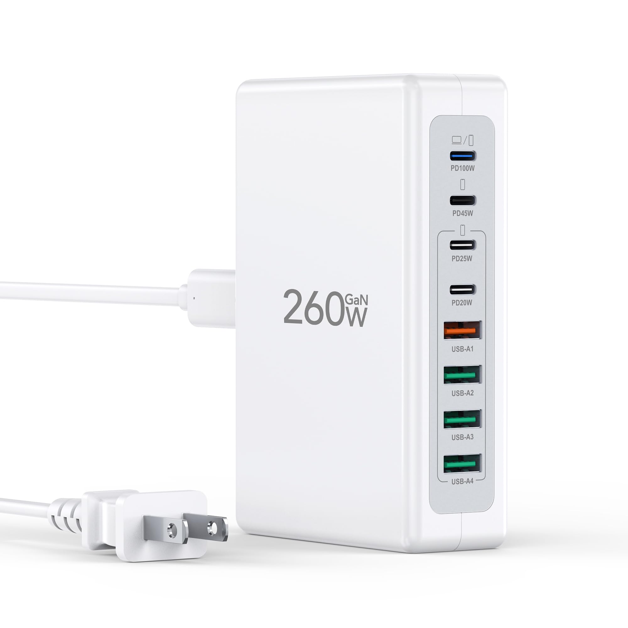 Amazon | PD100 急速充電器 8 ポート シングルポート最大出力100W