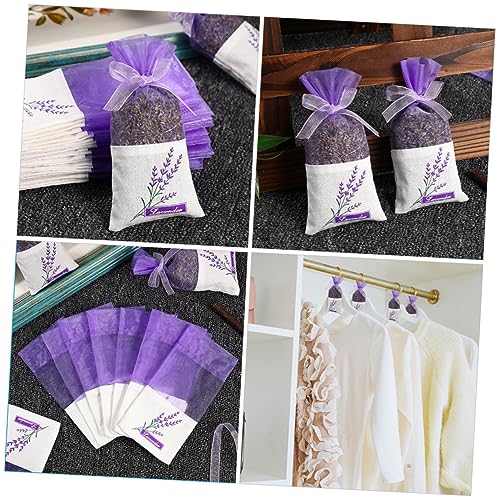 50 unidades bolsas vacías de sachet con aroma a lavanda miniatura 6