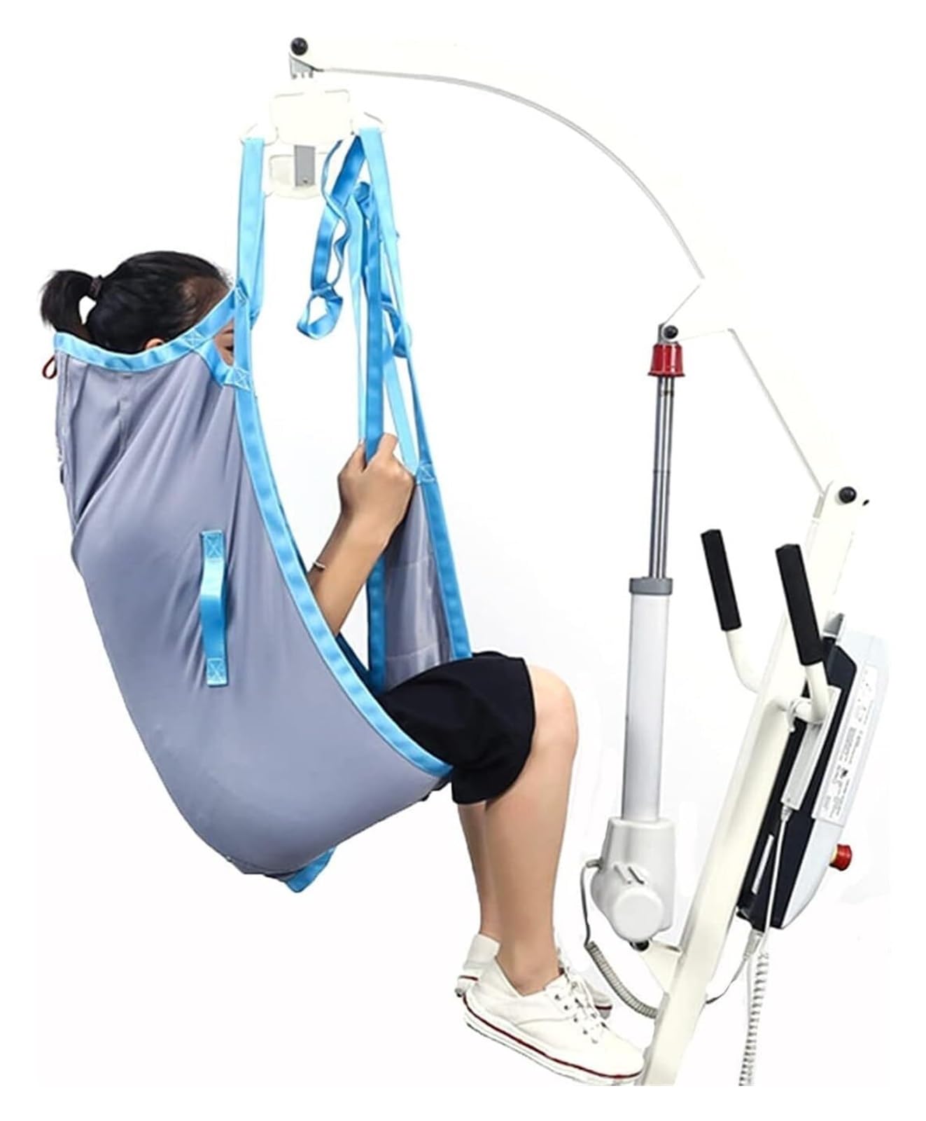 Arnés de Transferencia para Baño y WC - Cinturón de Levantamiento con Abertura Pierna, Soporta 275kg, Ideal para Ancianos, Discapacitados y Obesidad