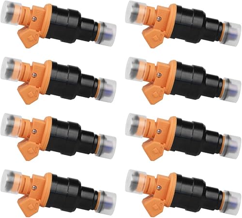 Juego de 8 inyectores de combustible – Reemplaza la pieza 280150943, 0280150939, 0280150909 – Compatible con Ford, Lincoln, Vehículos Mercury -