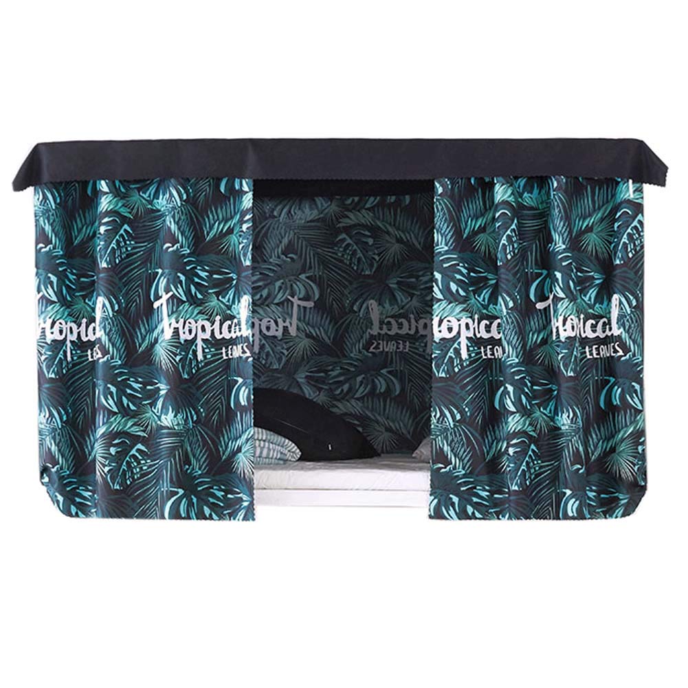 FANCY PUMPKIN Stylish Canopy Bed Curtains Bunk Bed Curtain Student Dormitory Shading Cloth for Single Bed, C-22