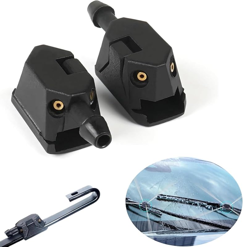 Bico do lavador de para-brisa OTUAYAUTO com 4 saídas para braço do limpador – 2 unidades