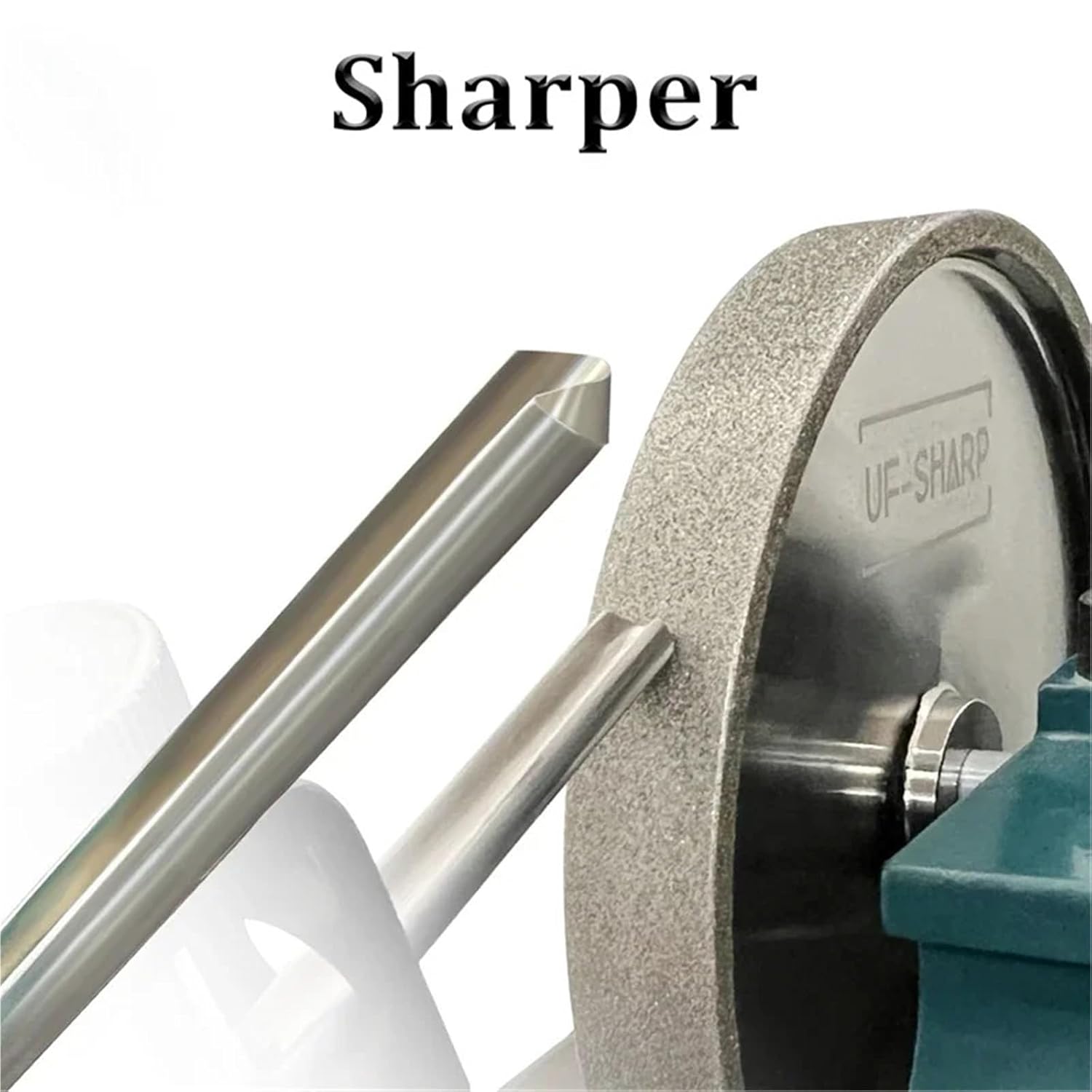 8 Inch CBN Grinding Wheel for Woodturning Tools - 80-1000 Grit, 1" Wide, 5/8" Arbor for Bench Grinders(320)