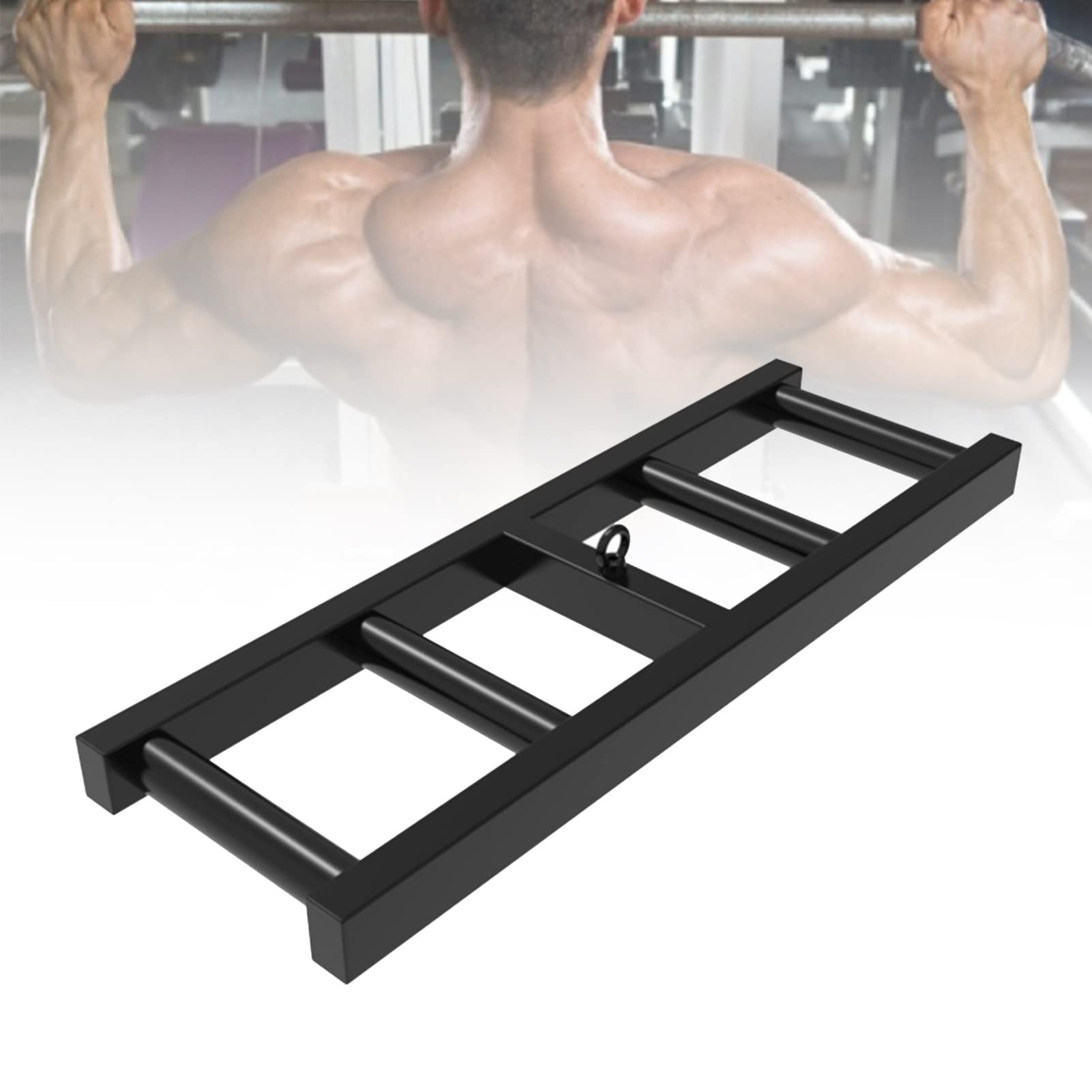 DYK&NX Staccabile LAT Pull Down Bar, Bodybuilding Tricep Giù Bar LAT Pull Down Bar, Palestra di Casa Pesi Allegati Cavo del Dispositivo - Nero