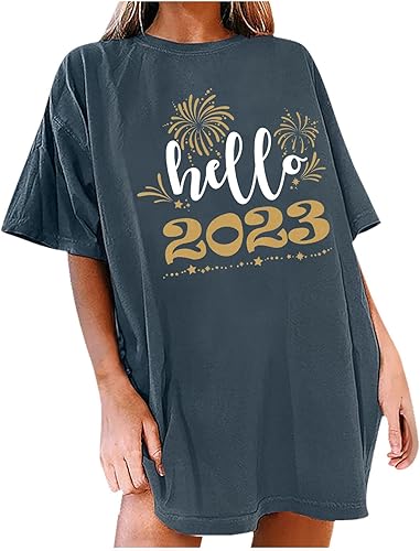 Short Sleeve Tops for Women, Women's Summer Floral Print Blouse Short Sleeve Tunics Holiday Loose Fit T-Shirt