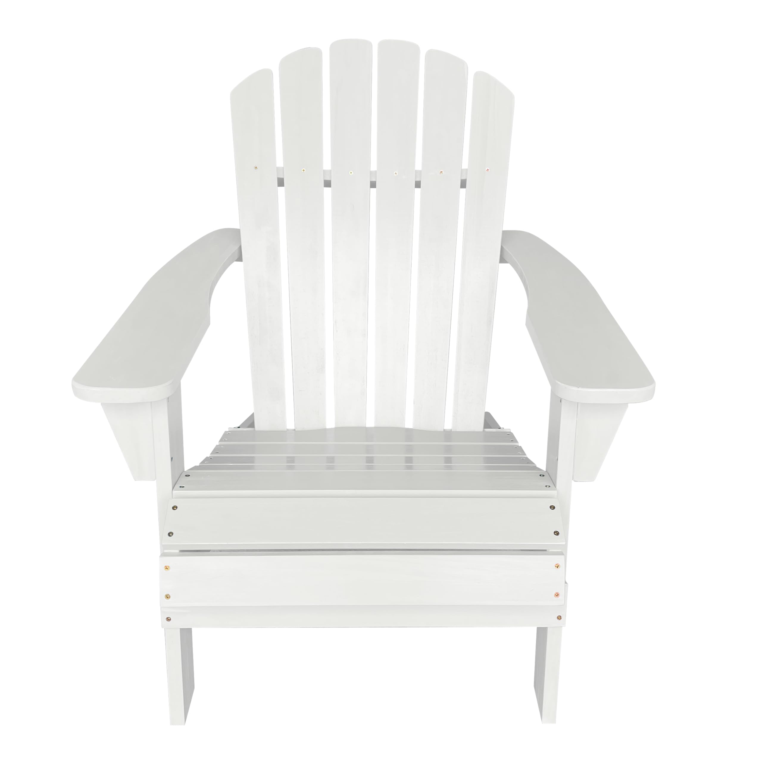 AXI Carmen Adirondackstuhl aus Holz in Weiß | Gartenstuhl/Loungestuhl/Adirondack Stuhl/Chair aus Holz für 1 Person mit Armlehnen & hoher Rückenlehne | 90,5 x 78,4 x 93 cm
