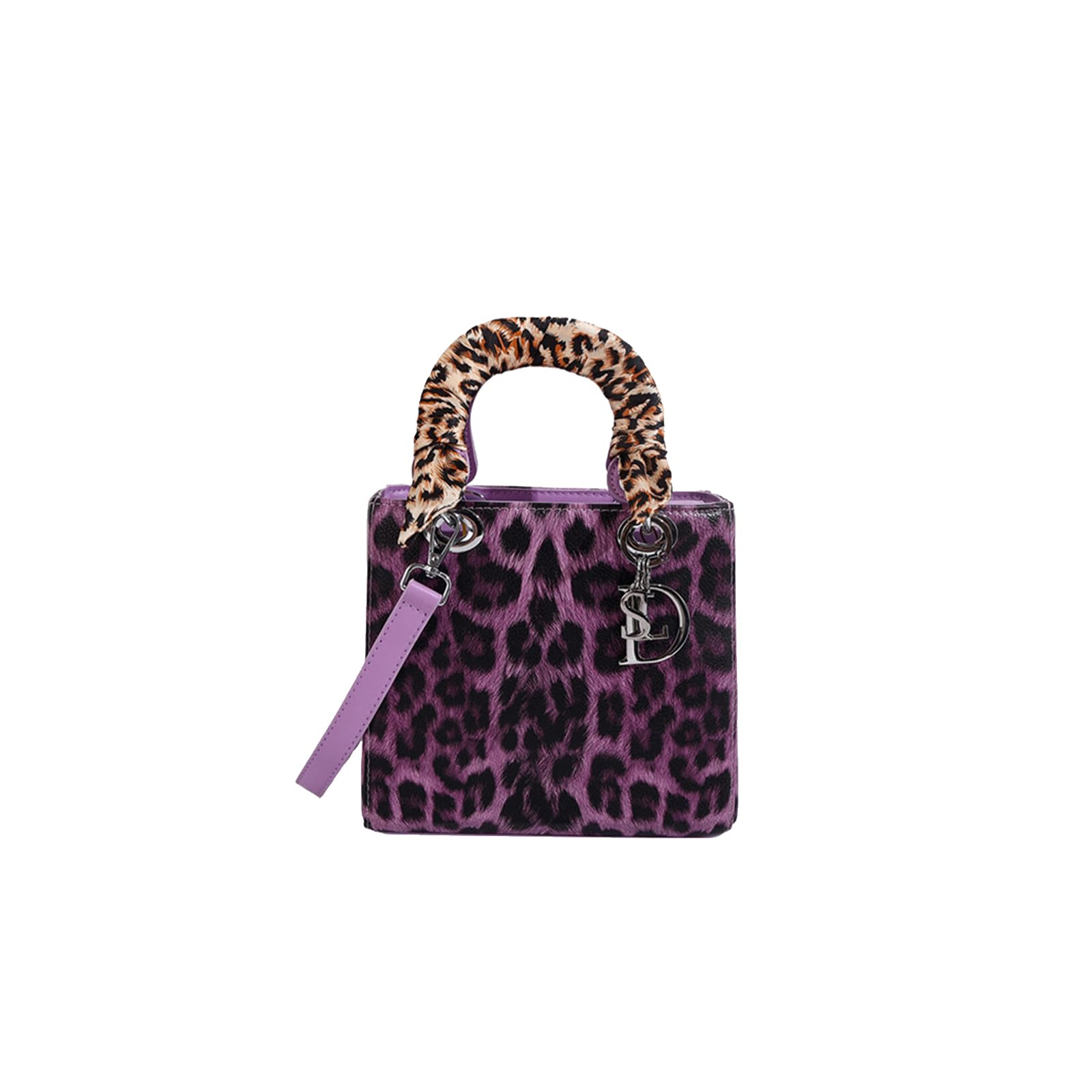 CORIOS Leopard Print Handbag - Women's PU Leather Crossbody Bag, Waterproof, Fashion Messenger & Satchel Bag