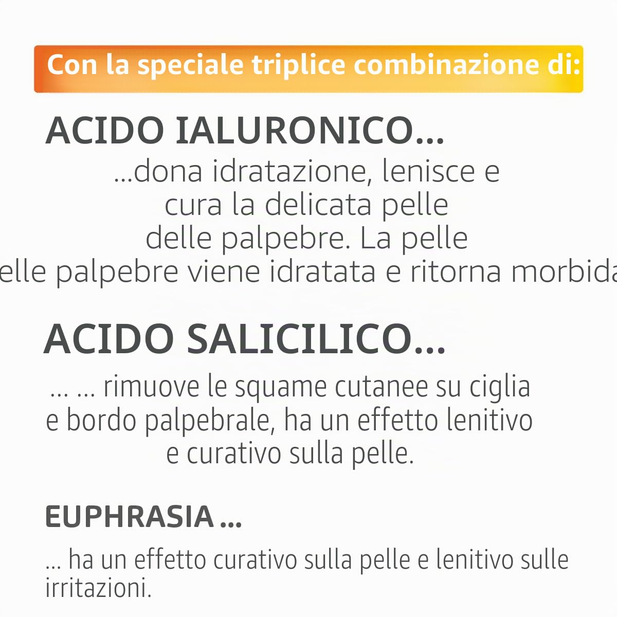 Augenspray zur Pflege gereizter Augenlider, 15 ml Soluzione