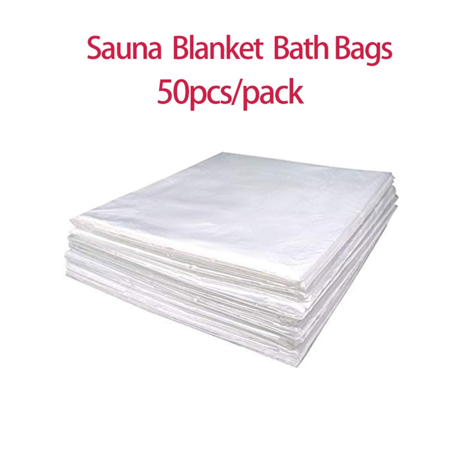 Sauna parowa, 50 sztuk/worek koc do sauny na podczerwień, torby do kąpieli koc do sauny arkusz z tworzywa sztucznego, koc do sauny folie 47 "x 82"
