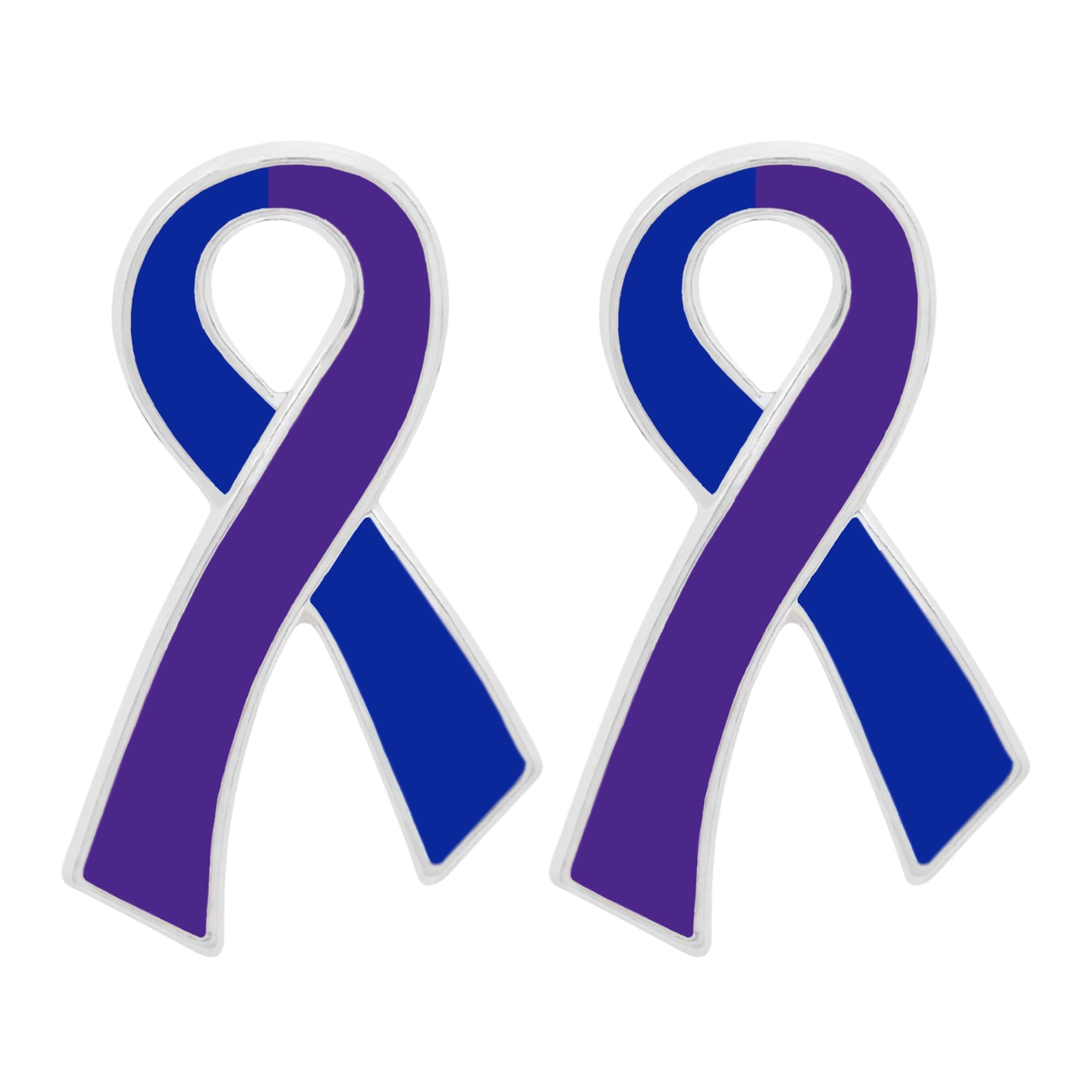 Ribbon Pins 1/5/25/100 for Cancer &amp; Disease Awareness - Various Causes - Bulk Quantities Available for Support Groups and Fundraising