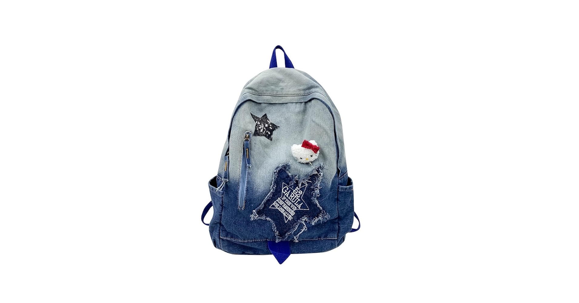 Amazon.com: JHTPSLR Y2K Denim Backpack with Plushies and