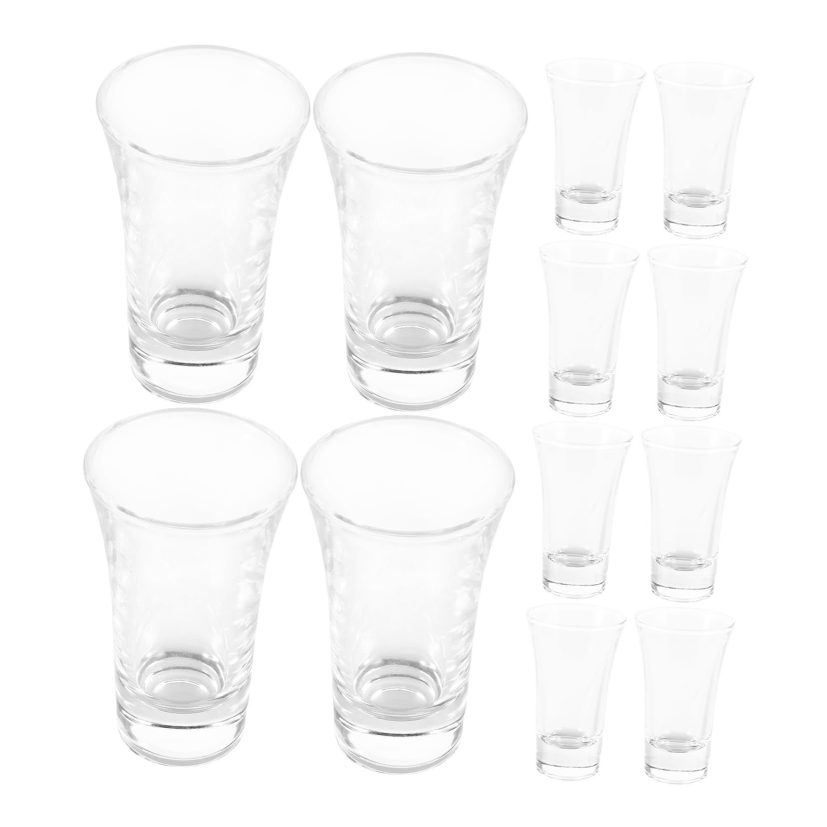 Coupes de communion en verre Alipis pour services religieux et eau bénite - Lot de 12