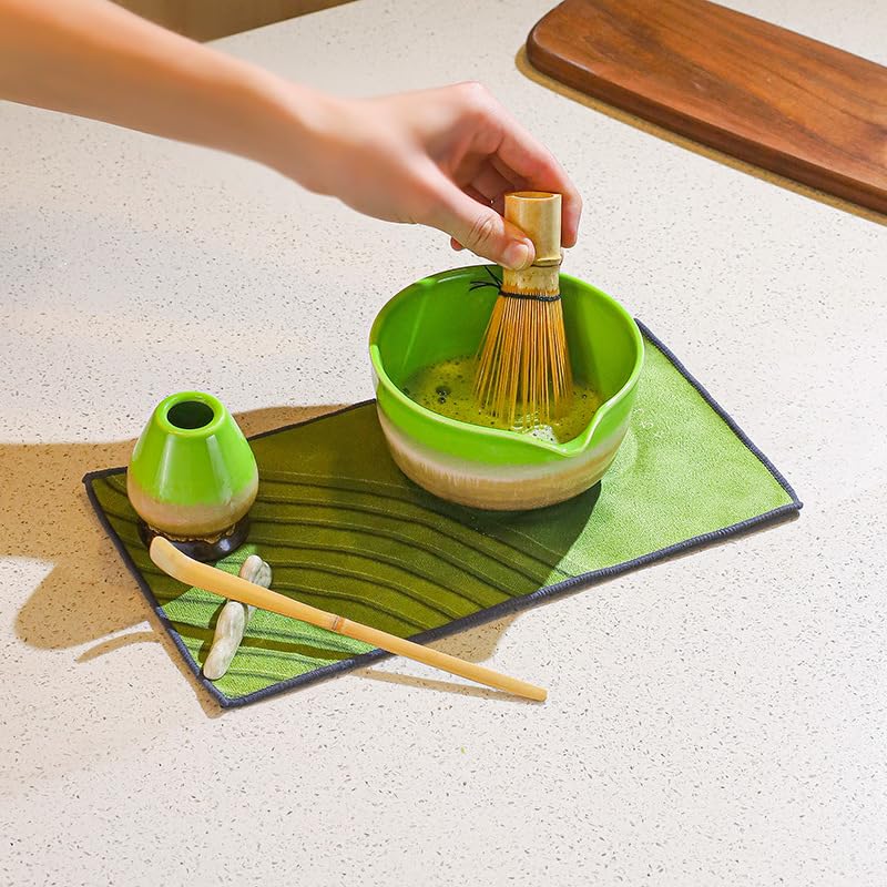 Amazon | 抹茶茶碗セット 茶道7点セットは 初心者向けで 天然竹